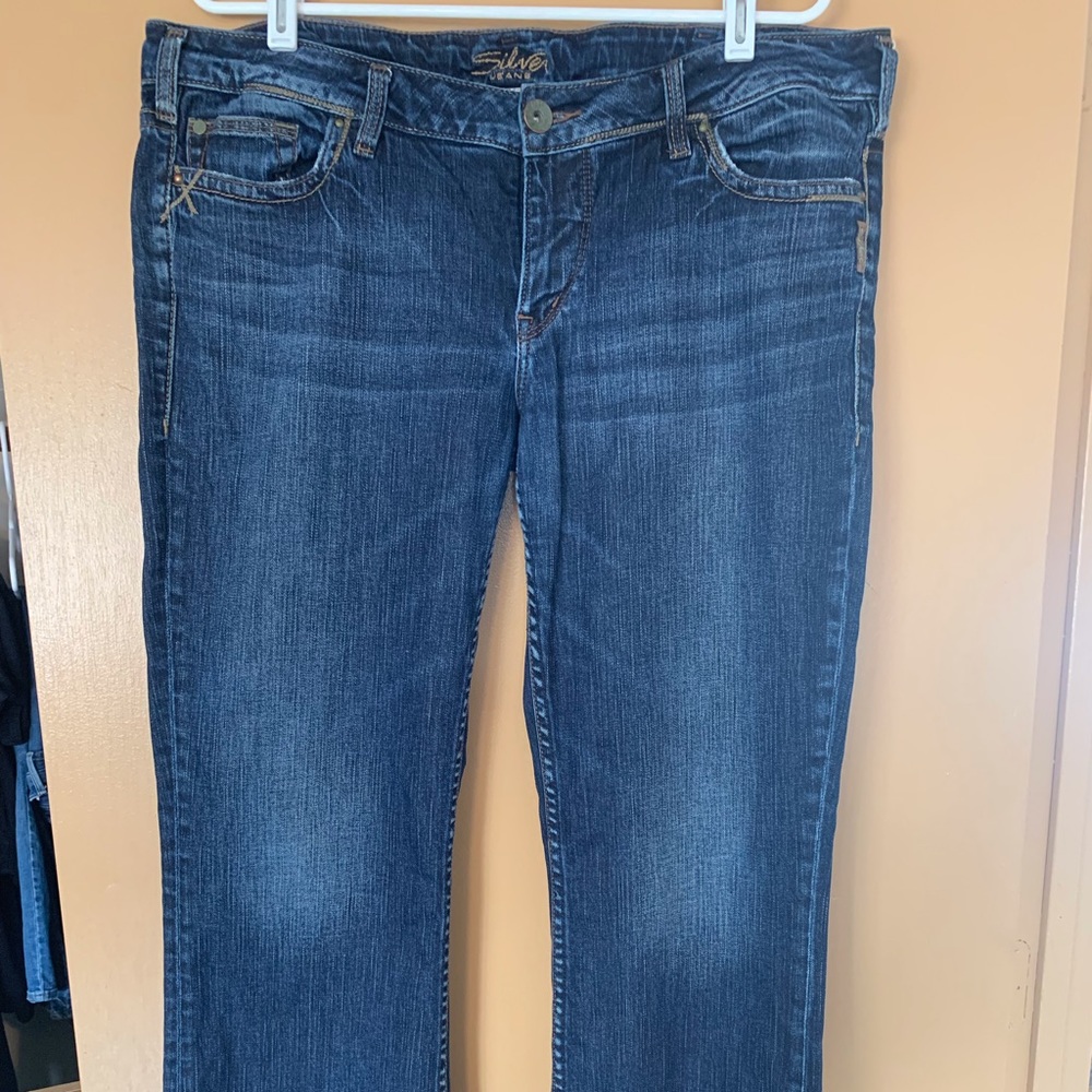 Silver jeans